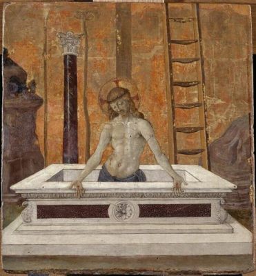 Le Christ Mort au Tombeau – Portrait Céleste d'Émotion Transcendentale et Détail Intriguant!