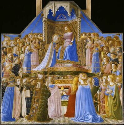 Le Couronnement de la Vierge : Un Mélange Harmonieux de Symbolisme Chrétien et de Splendeur Baroque