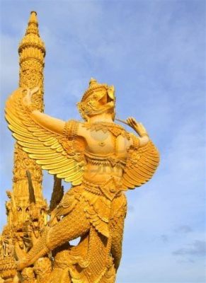  Le Garuda à Plumes Brillantes: Symboles de Divinité et Guardien Céleste!