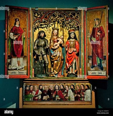 Le Retable de la Vierge à l'Enfant, un chef-d'œuvre gothique flamboyant aux couleurs vibrantes et à l'ornementation raffinée !