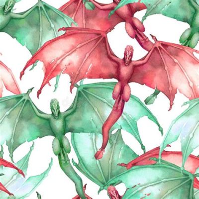  Le Vase à Dragons Volants : Une Explosion de Couleurs et de Mythes