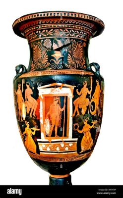  Le Vase à Poignées de la Reine, Une Exploration Vibrant des Textures et des Figures Mythologiques!