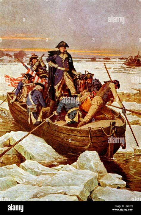 The Washington Crossing the Delaware - Triumphant Brushstrokes Capture a Moment Frozen in History!