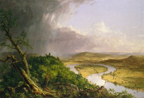 The Oxbow : Un tableau romantique américain capturant l'essence même de la nature sauvage!