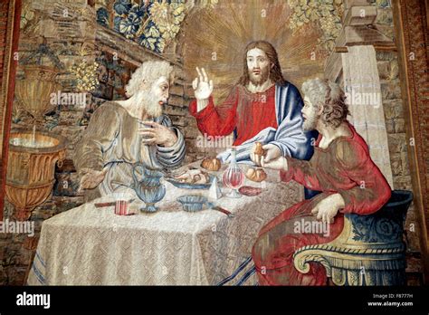 The Supper at Emmaus, A Tapestry of Faith and Human Connection Woven by Hans Holbein the Younger!