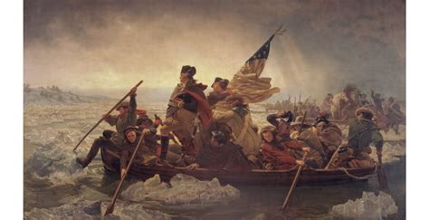 The Washington Crossing the Delaware - Triumphant Brushstrokes Capture a Moment Frozen in History!