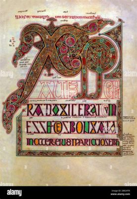 Le manuscrit Lindisfarne ! Un témoignage précieux de l'art insulaire du VIIIe siècle