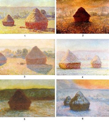  The Haystacks: Un tableau impressionniste capturant la lumière fugitive